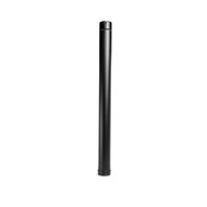 Inoxterm 100 x 1000 mm rozsdamentes pellet kályha füstcső - fekete (Ø100 mm)