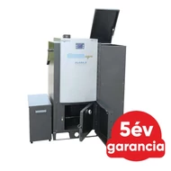 OZON Agro 25 kW automata üzemű agri pellet tüzelésű kazán 