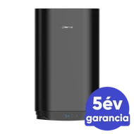 100 L, 2000 Watt teljesítmény, fekete lapos bojler, Smart Wifi vezérléssel / Thermex