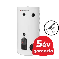 rozsdamentes, egy megnövelt hőcserélős álló indirekt HMV tartály hőszivattyúhoz 150 liter / WENTOREX 