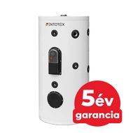 rozsdamentes, egy hőcserélős álló indirekt HMV tartály 150 liter / WENTOREX 