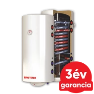 Sunsystem BB V/S2 L 150 fali álló indirekt HMV tartály 2 párhuzamos hőcserélővel (balos / 150 liter / 3 kW)