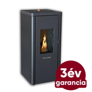 Centrometal CentroPelet A10 légfűtéses pellet kályha (9 kW / szürke)
