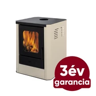 Falcon RIMINI Comodo Central W18 vízteres fatüzelésű kályha (18 kW - krém)