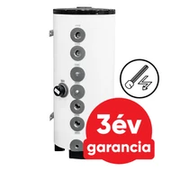 FALCON HPB 100 INOX hűtési és fűtési puffer tartály 3 kw-os fűtőbetéttel hőszivattyúhoz (100 liter)