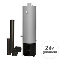 MSS fatüzelésű vízmelegítő 120 liter bojler + 3 db füstcső szett