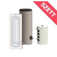 Sunsystem PSM 50 hűtési-fűtési puffer tartály és Sunsystem SWP N 200 indirekt HMV tartály megnövelt hőcserélővel