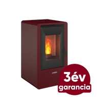 Centrometal CentroPelet Z6N meleg levegős pellet kályha 6 kW / bordó