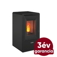 Centrometal CentroPelet Z6N meleg levegős pellet kályha 6 kW / fekete