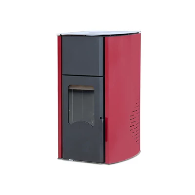 Kép 4/12 - WENTOREX Garda PS-H 25 vízteres pellet kályha (25 kW / bordó)