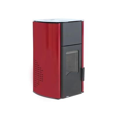 Kép 5/12 - WENTOREX Garda PS-H 25 vízteres pellet kályha (25 kW / bordó)