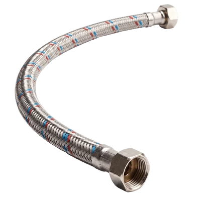 Kép 2/2 - Flexibilis, 500 mm vízbekötőcső szett 1/2" / BB, D13 mm (2 db)