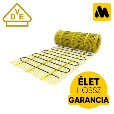 Kép 1/10 - MAGNUM Mat elektromos fűtőszőnyeg, 3 m2 = 450 W 
