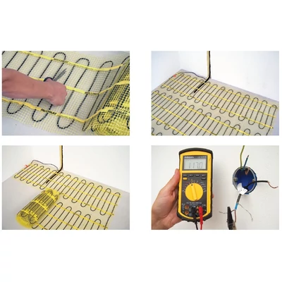 Kép 8/10 - MAGNUM Mat elektromos fűtőszőnyeg 2,5 m2 = 375 W elektromos padlófűtés