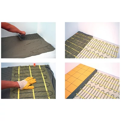Kép 9/10 - MAGNUM Mat elektromos fűtőszőnyeg 2,5 m2 = 375 W elektromos padlófűtés