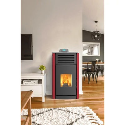 Kép 3/6 - RUBYNOR ONYX HYDRO 12 vízteres agri pellet tüzelésű kályha
