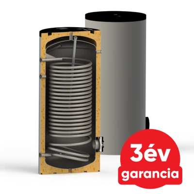 Kép 1/4 - Sunsystem SWP N 2L 150 indirekt használati meleg víz tartály 1 extra méretű hőcserélővel (141 liter)