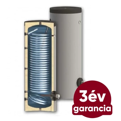 Kép 1/5 - SUNSYSTEM SWP NL 500 indirekt használati meleg víz tartály hőszivattyúhoz (432 liter) - 1 hőcserélővel