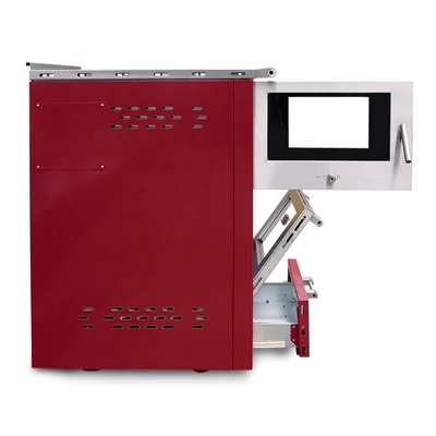 Kép 7/12 - SENKO SG-60 fatüzelésű sparherd, tűzhely beépített sütővel (7,5 kW / Bordó)