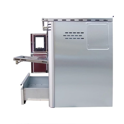 Kép 6/14 - SENKO SG-75 fatüzelésű sparherd, tűzhely beépített sütővel (8,1 kW / Krém)