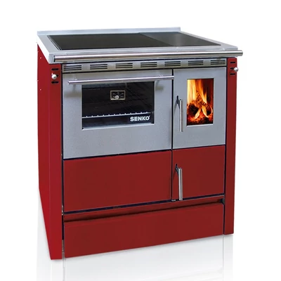 Kép 3/14 - SENKO SG-75 fatüzelésű sparherd, tűzhely beépített sütővel (8,1 kW / Krém)