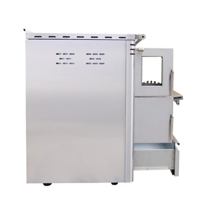 Kép 7/14 - SENKO SG-90 fatüzelésű sparherd, tűzhely beépített sütővel (8,6 kW / Krém)