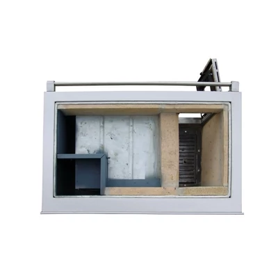Kép 9/14 - SENKO SG-90 fatüzelésű sparherd, tűzhely beépített sütővel (8,6 kW / Krém)