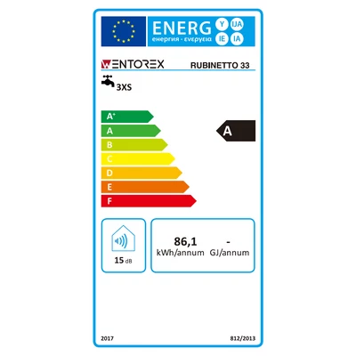 Kép 2/3 - Wentorex RUBINETTO 33 INOX - energiacímke