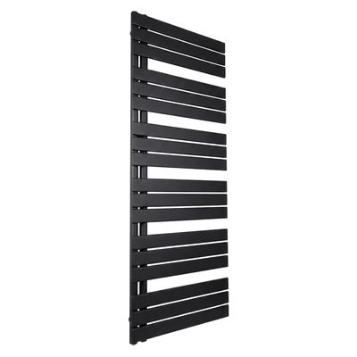 Kép 3/5 - WENTOREX Asymmetric Central 600/1640 vízteres, törölközőszárító radiátor (fekete - 600 mm)