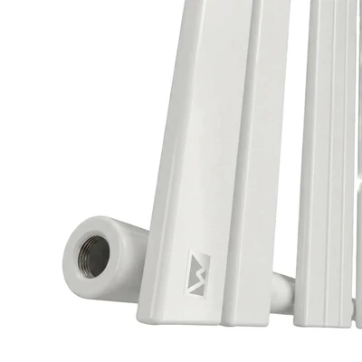 Kép 4/5 - WENTOREX Piatto Central 500/1600 vízteres, törölközőszárító radiátor (fehér - 500 mm)