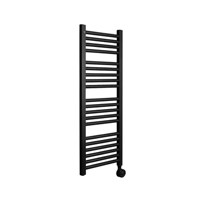 Kép 2/7 - WENTOREX Stretto Electric 300 Watt elektromos törölközőszárító radiátor (matt fekete - 400 mm)