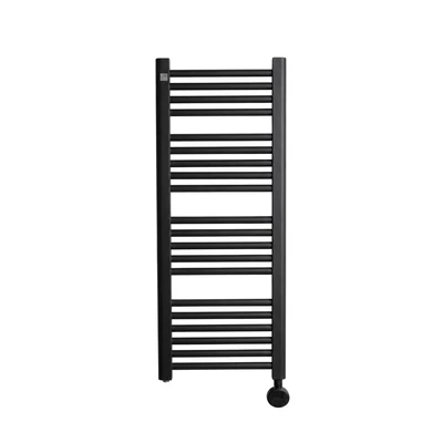 Kép 3/7 - WENTOREX Stretto Electric 300 Watt elektromos törölközőszárító radiátor (matt fekete - 400 mm)