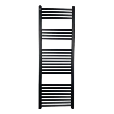 Kép 1/5 - WENTOREX Tolla Central 500/1500 vízteres, törölközőszárító radiátor (matt fekete - 500 mm)