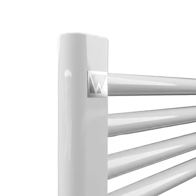 Kép 4/6 - WENTOREX Tolla Central 400/1200 vízteres, törölközőszárító radiátor (fehér - 400 mm)