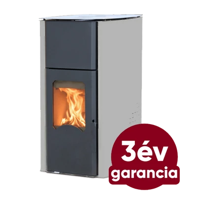 Kép 1/12 - WENTOREX Garda PS-H 25 vízteres pellet kályha (25 kW / szürke)