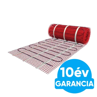 Kép 1/17 - Wentorex U-HEAT Mat elektromos fűtőszőnyeg hidegburkolathoz 2 m2 / 300 Watt - padlófűtés 150 W/m2