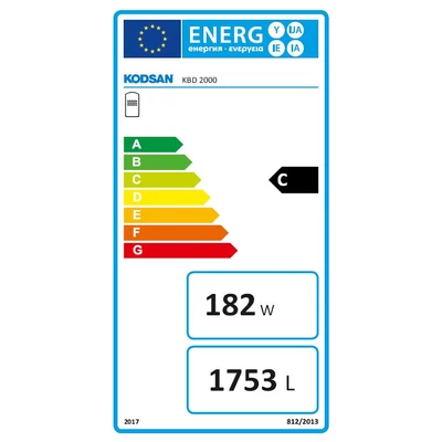 Kép 2/4 - KODSAN KBD 2000 indirekt használati meleg víz tartály - energiacímke