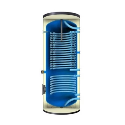 Kép 3/4 - KODSAN KSH 200 indirekt használati meleg víz tartály 2 megnövelt hőcserélővel (190 liter)