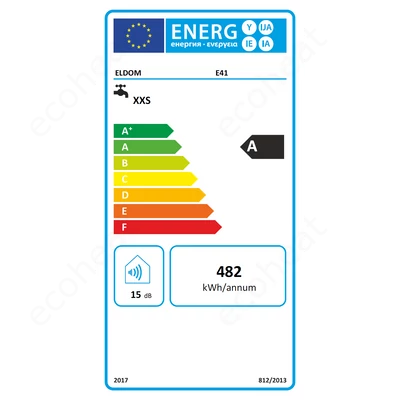Kép 7/7 - ELDOM E41 konyhai elektromos átfolyós vízmelegítő (3,5 kW)