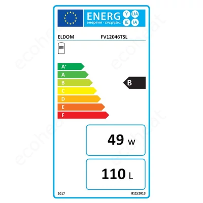 Kép 2/5 - ELDOM Green Line TSL 100  -  energiacímke