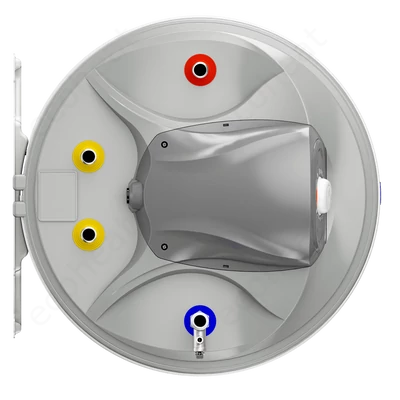 Kép 4/5 - ELDOM New Green Line SL 100 fekvő - fali indirekt HMV tartály 1 hőcserélővel (balos / 100 liter / 2 kW)