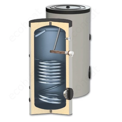 Kép 2/7 - Sunsystem SN 400 indirekt használati meleg víz tartály 1 hőcserélővel (387 liter)