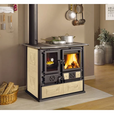 Kép 1/4 - La Nordica ROSA SINISTRA REVERSE fatüzelésű tűzhely (8,2 kW)