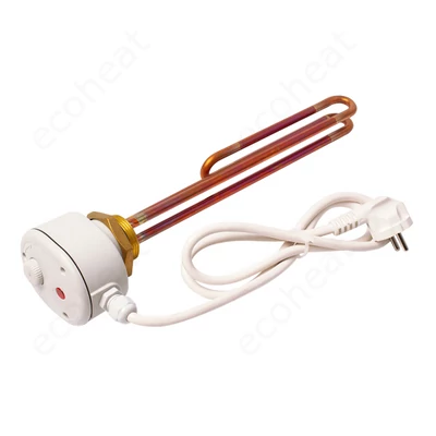 Kép 2/4 - UNIVAL elektromos fűtőbetét 3 kW - beépített termosztáttal (5/4" - galvanizált)