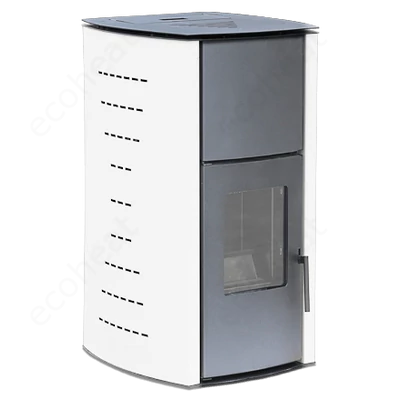 Kép 5/11 - WENTOREX Garlate PS-H 13 vízteres pellet kályha (13 kW / fehér)