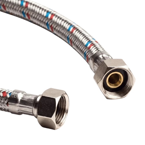 Flexibilis, 500 mm vízbekötőcső szett 1/2" / BB, D13 mm (2 db)