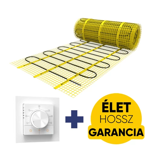 MAGNUM Mat elektromos fűtőszőnyeg, 2,5 m2 = 375 W termosztáttal