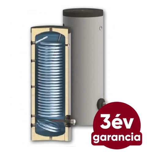 SUNSYSTEM SWP NL 500 indirekt használati meleg víz tartály hőszivattyúhoz (432 liter) - 1 hőcserélővel