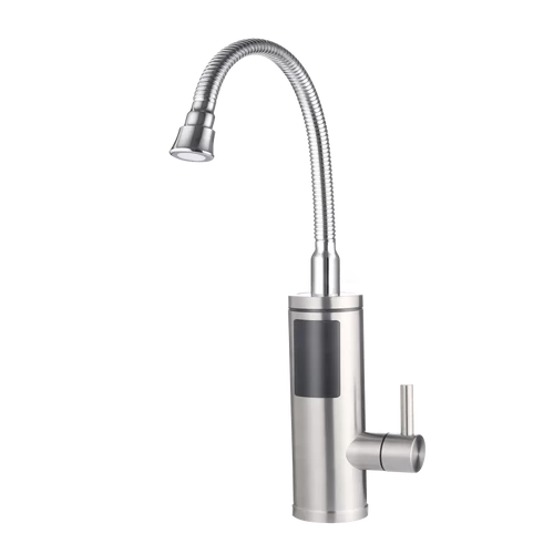 Wentorex RUBINETTO 33 INOX rozsdamentes, átfolyós elektromos vízmelegítő csaptelep (3,3 kW / flexibilis / inox)