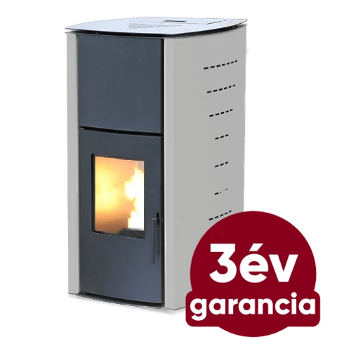WENTOREX Garlate PS-H 13 vízteres pellet kályha (13 kW / szürke)